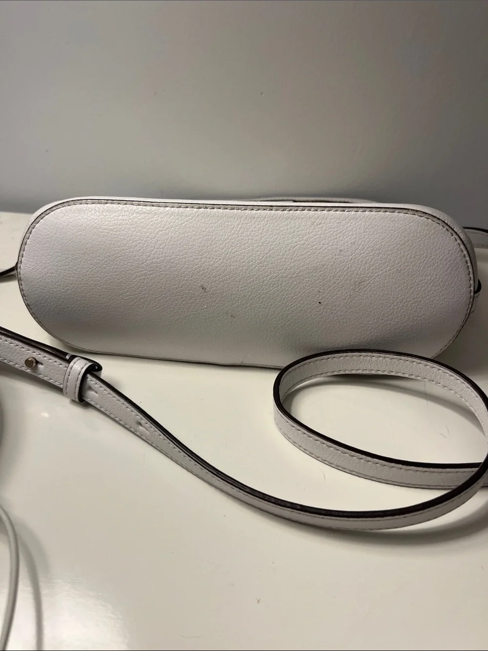 kate spade Straw Weave Crossbody with White Trim